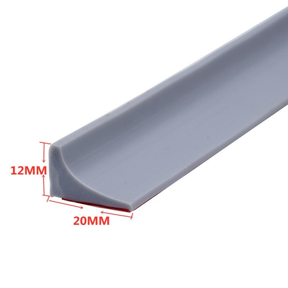 Collapsible Shower Threshold Water Retaining Strip with Easy-to-Install Water Stopper