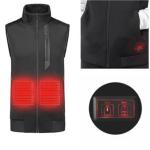 Electrically Thermal Rechargeable Heated Vest graphene Heated Body Warmer