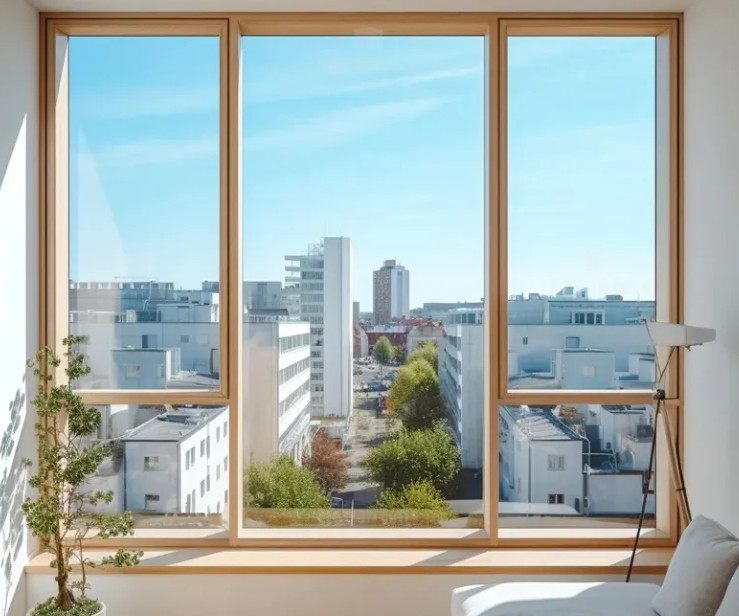 Customizable Aluminum Fixed Window Big Picture Triple Glazed Glass Windows