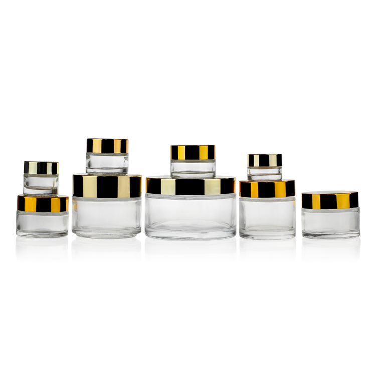 Custom 5g-300g Cosmetic Packaging Set Empty Clear For Skin Care Cream