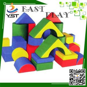 Quality Colorful Soft Play Sponge , Soft Baby Blocks D4605 No Toxic For Preschool wholesale