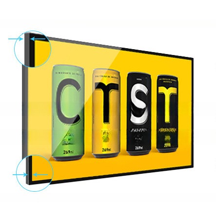 high brightness wall 32" inch LED LCD advertising display screen panel with SD/USB port