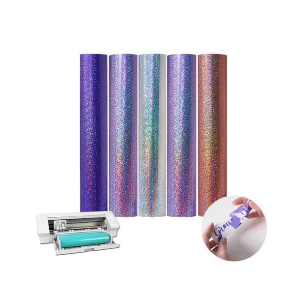 Cup Car Decor Glitter Holographic Craft Vinyl Cut Cameo Plotter Self Adhesive