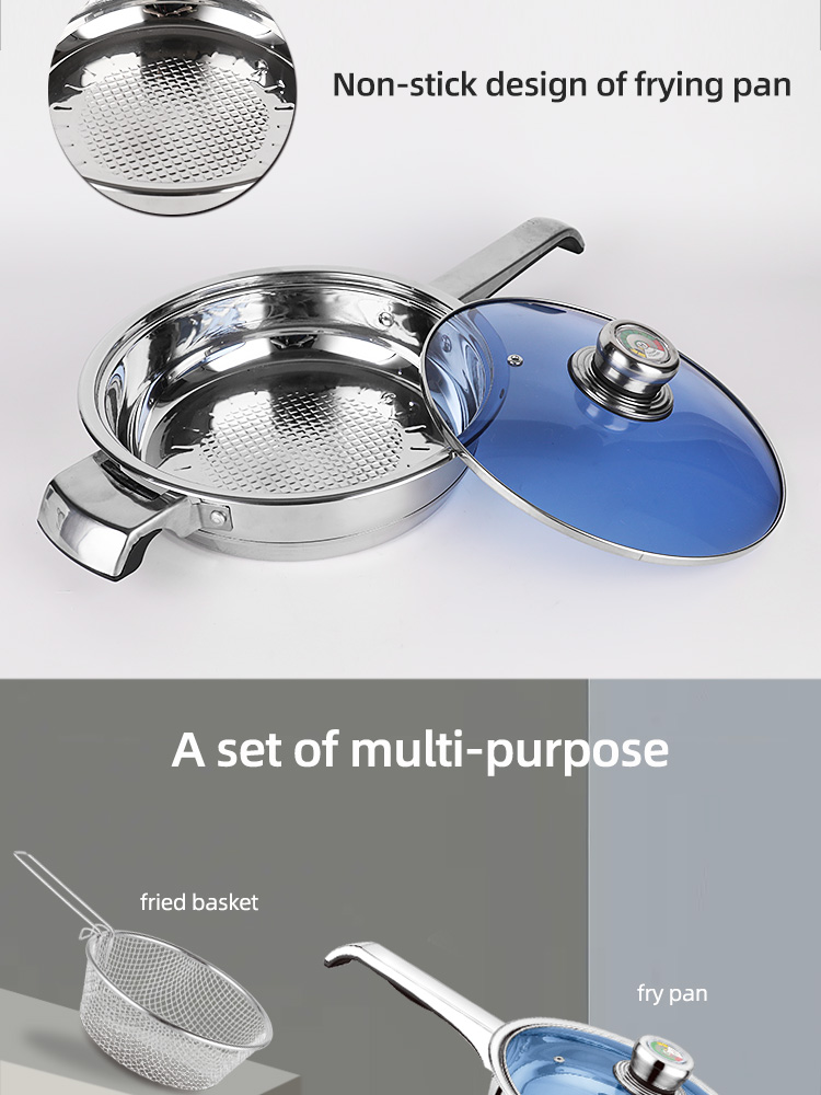 Wholesale Kitchen Non Stick Cookware Set Non Stick Cooking Utensil Set Stainless Steel Nonstick Cookware Sets