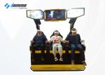 Thrilling VR Motion Chair Virtual Reality Cinema 3 Seats 22 Inch Touch Screen