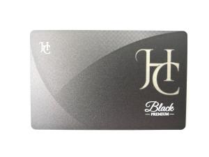 Quality Frosted 0.5mm SS Metal Membership Card Debossed Logo wholesale