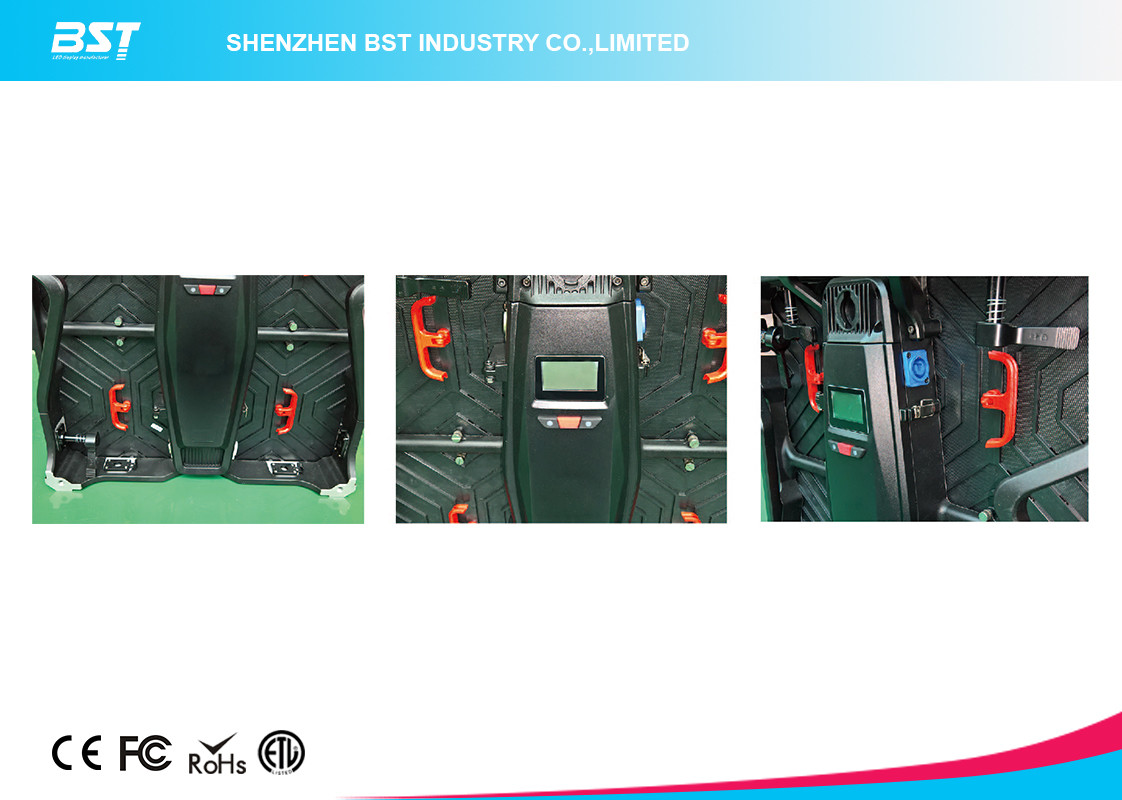 Commercial Rental Led Display Video Wall Screen With H 140°/ V 140° View Angle