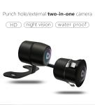 DC 12V Power Supply Waterproof IP68 Rear View Camera 170 Degree View Angle