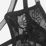 Womens Lace G Strings Sexy Cross Shining Waistband Thongs Bikini Panties Crystal