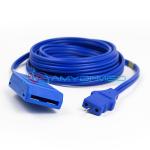 High Frequency Electrosurgical Plate Cable 3m Blue TPU Material