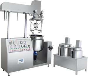Quality vacuum emulsifier body lotion emulsifying high viscosity cream mixer making machine wholesale