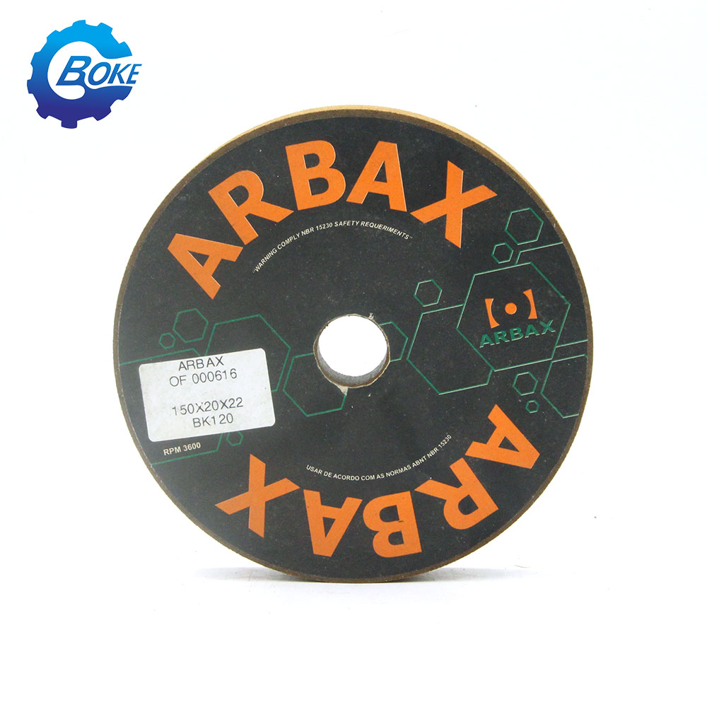 150mm 200mm Brazil BK ARBAX flat polishing wheel glass processing tools