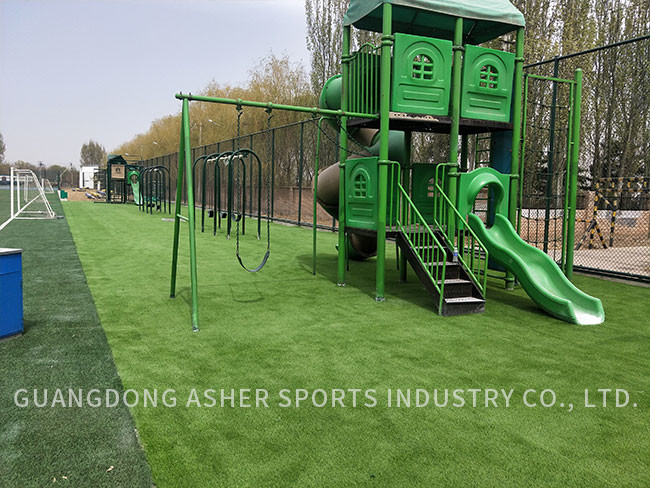 Wedding Use Garden Artificial Grass Turf 25mm Height Deck Tiles Type
