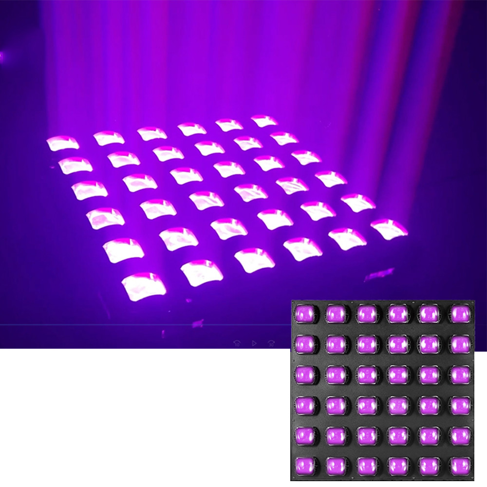 36 8W full color matrix lights stage LED bar disco party background lights dyeing flashing 300w