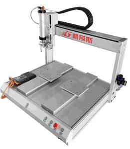 Quality Double Station Silicone Dispensing Equipment Four Axis Adhesive Dispenser Robot 70Kg wholesale
