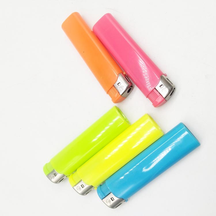 Rubber Color Cr Long Electric Lighter for Wholesale
