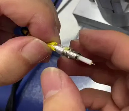 FTTH Patch Cord Fiber Crimping Machine , Optic Connector Crimping Machine