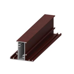 Quality Sand Blasting T8 Red Powder Coated Aluminium Extrusions wholesale
