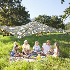 Quality 4 Persons Windproof 210T Polyester Camping Sun Shelter wholesale