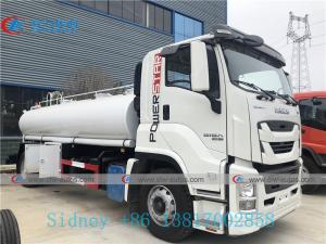 Quality ISUZU Giga 6000L Water Bowser Truck With Carbon Steel Tank wholesale