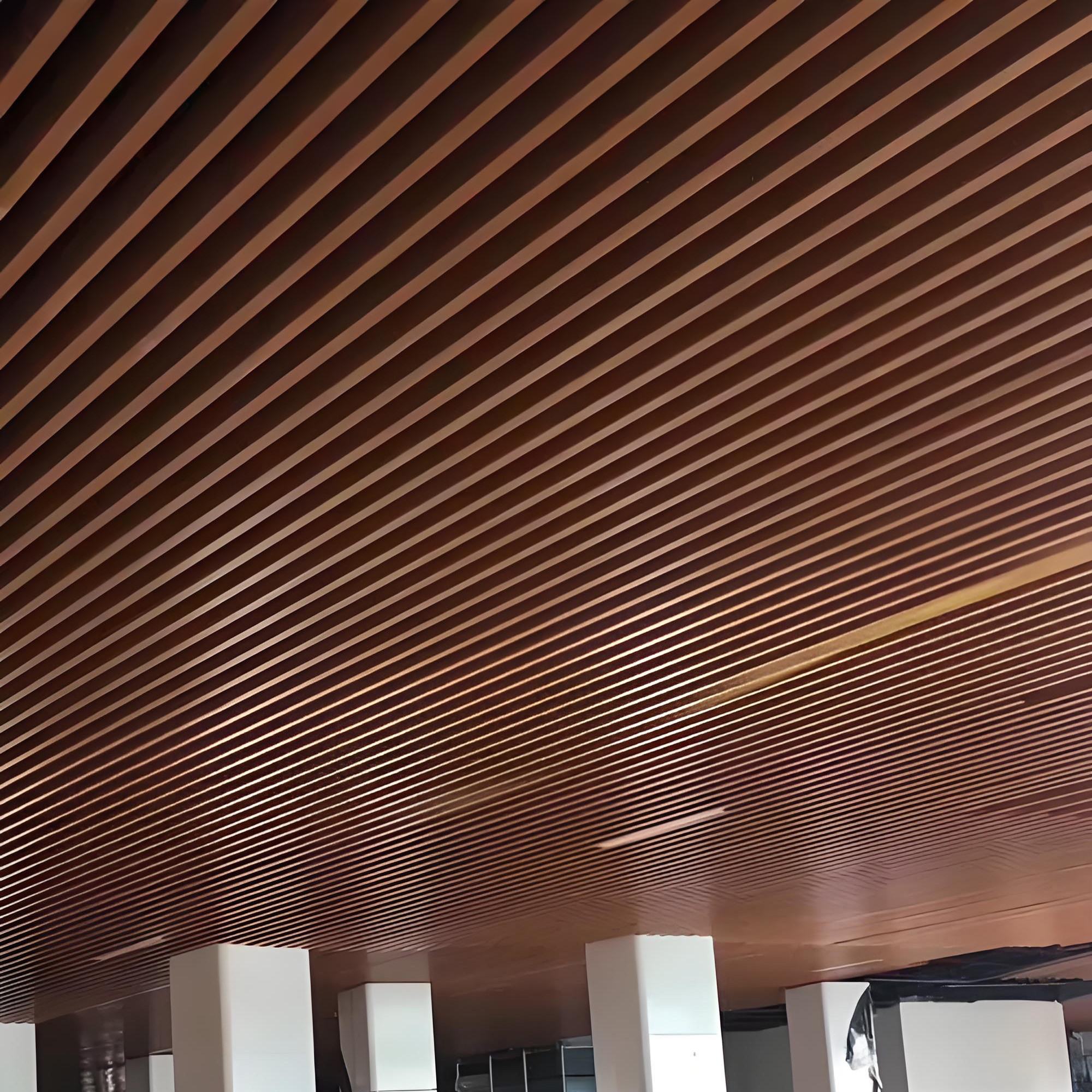 3D Designed Aluminum Ceiling Wall Panels Acoustic Suspended Ceiling Baffles For Indoor Decor