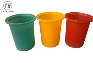 Quality Round Recycling Hdpe Plastic Bucket Rotomould Durable Refuse M50L Customized wholesale