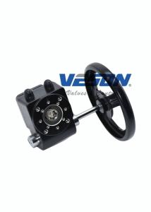Quality Rotary Valve Actuator Declutchable Manual Override Gearbox Hand Wheel wholesale