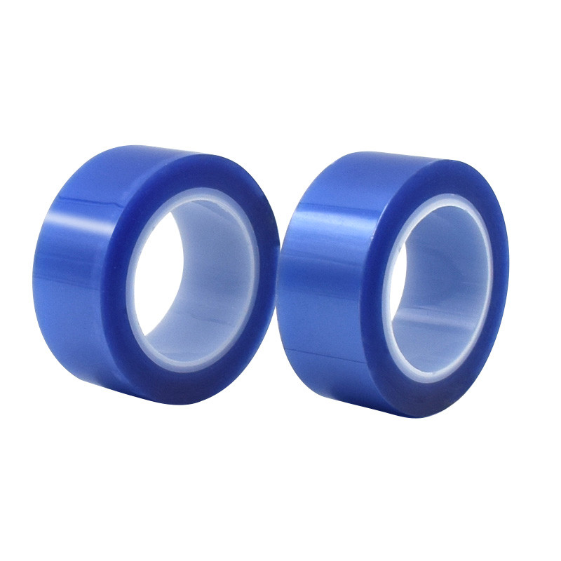 90mic Blue Adhesive Double Sided PET Tape Heat Resistant Masking Tape