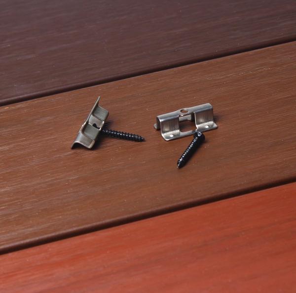 Silver Stainless Steel Deck Screws WPC Decking Accessories Composite Boards