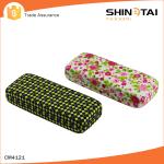 custom cloth print metal eyeglasses case