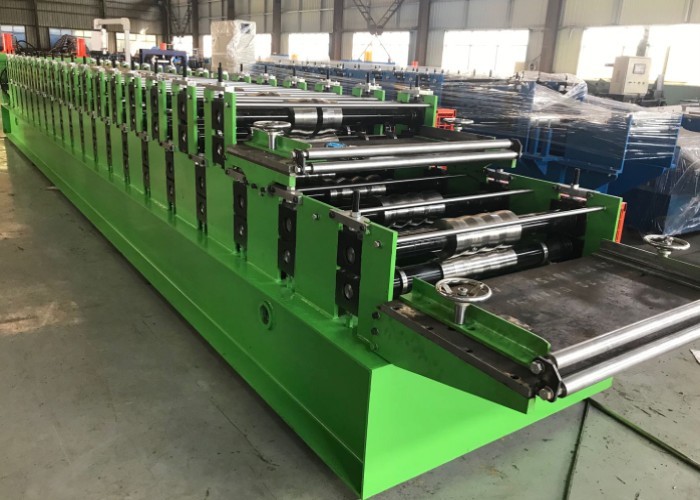 Trapezoidal IBR Roof Panel Roll Forming Machine 5.5KW Corrugated Double Layer Sheet