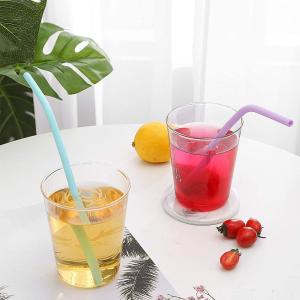 Quality Reusable Flexible Silicone Kitchen Product Straws Odorless Durable wholesale