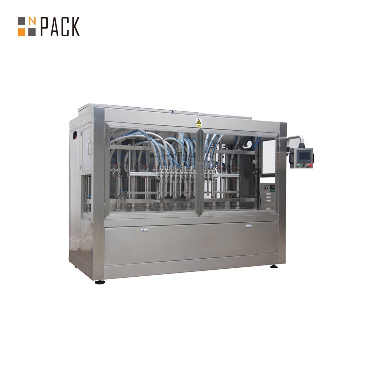 Full Automatic factory price flowmeter bottle liquid bottle filling machine