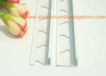 White Right Angle Metal Tile Trim 10mm For Tile Edging Protection