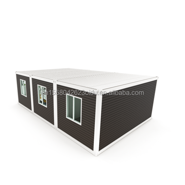 Container Houses Modern Design for Quick and Affordable Assembly of 3 Rooms 2 Bathrooms Prefabricated House