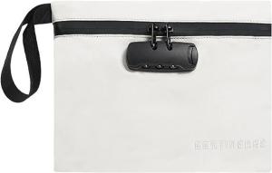 Quality Money Bag with Lock KaAutoler Fireproof and Waterproof Cash Bag with Zipper Closure Fireproof Safe Box Money Pouch Locki wholesale