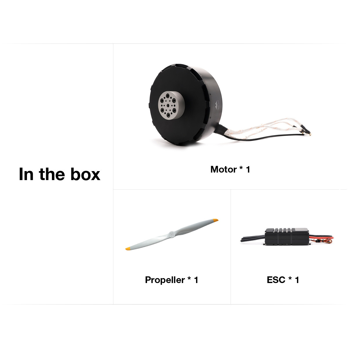 High Thrust Brushless DC Motor 238100 For Multirotor Drone Propulsion System With 100V ESC 63 Inch Propeller