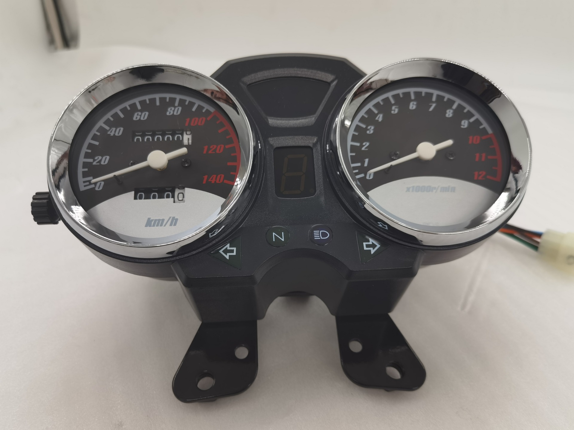 Black Prince Dayang Motorcycle Speedometer Instrument Dash Board for Motorcycle Parts