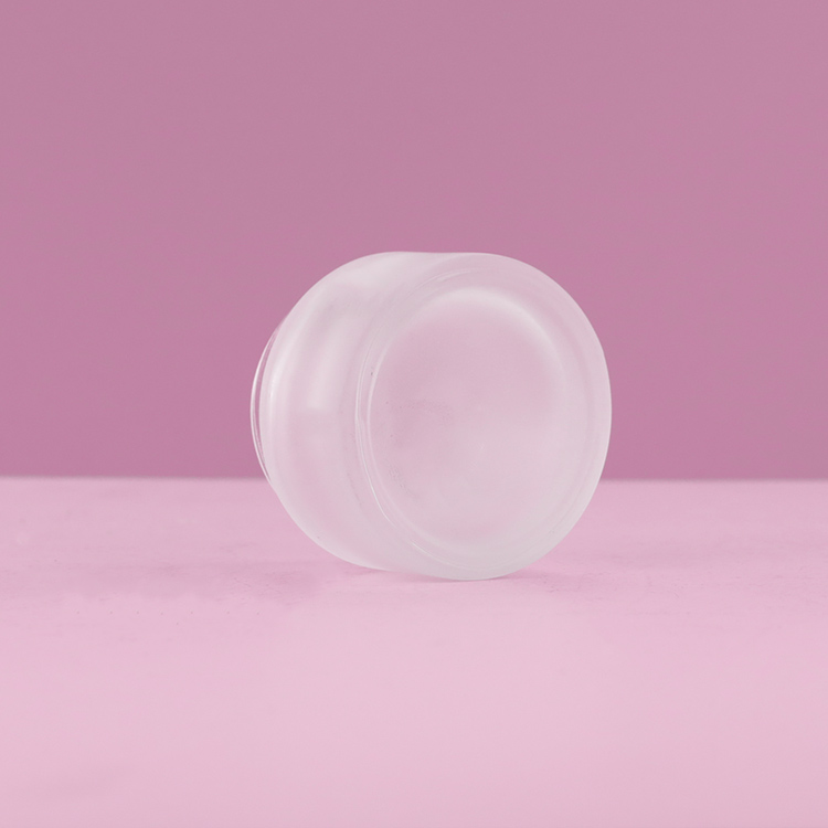 200g Frosted Glass Jars With Gold Lids OEM ODM Customizable