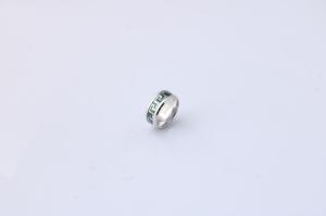 Quality European and American Micro Glazed Great Wall Pattern Personalized Titanium Steel Ring for Men and Women wholesale