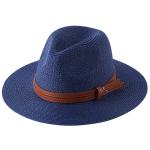 Women's Straw Hat Foldable Panama Sunshade Hat Beach Hat