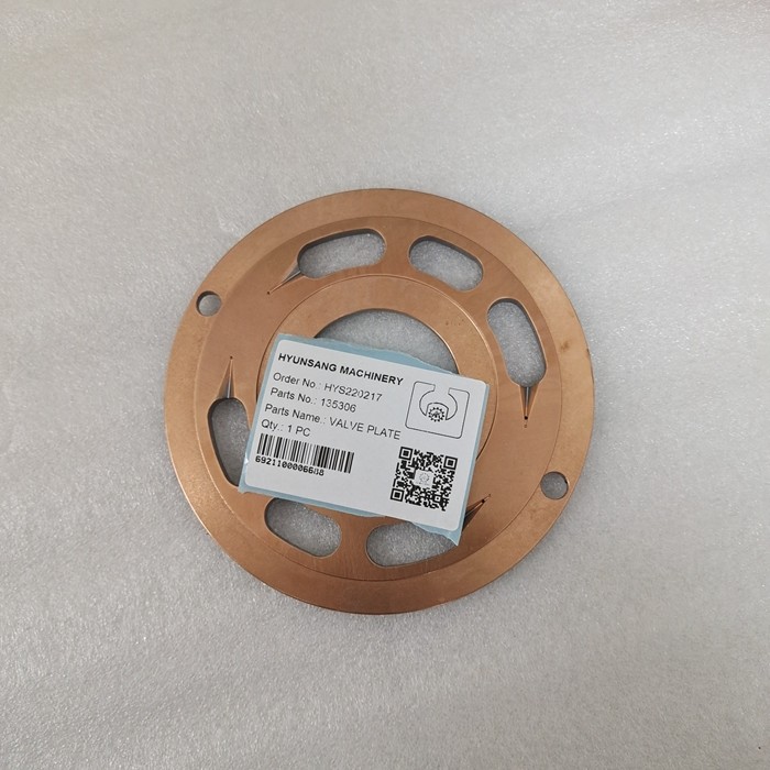 Excavator Hydraulic Parts For Komatsu Valve Plate 135306 131150 131160 116979