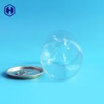 Food Grade Plastic Coke Can Low Barrier Clear Round Plastic Tubs