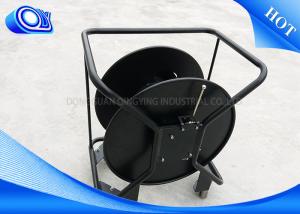 Quality Non Armored / Armored Tactical Fiber Optic Cable Reel Black Color wholesale