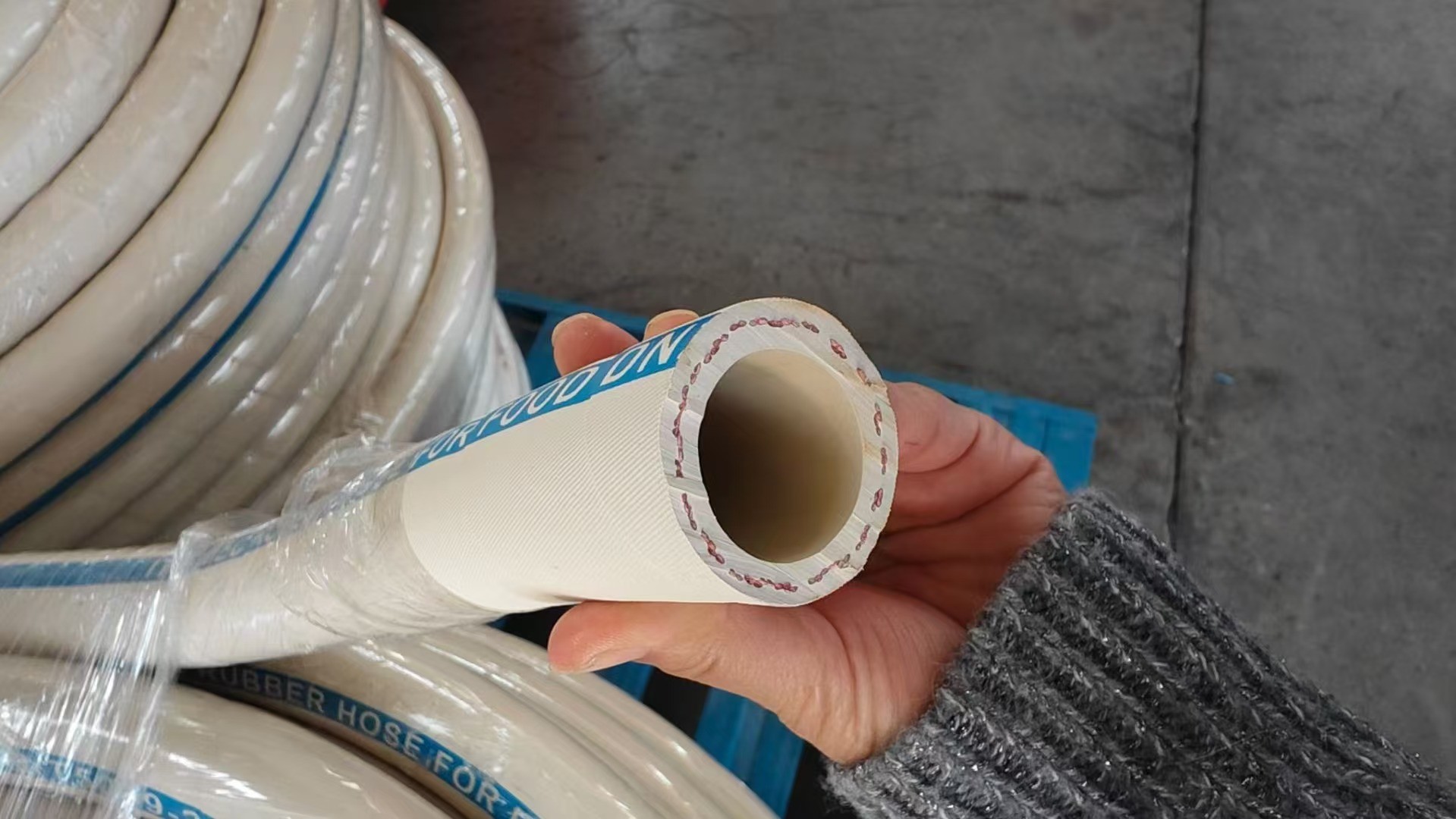 Blue / Orion Vessel Chemical Hose Pipe Fittings Drain Tube