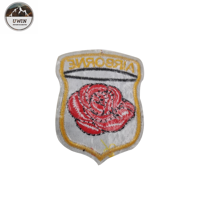 Army Green Custom Woven Patches / Iron On Uniform Patches Customized Logo