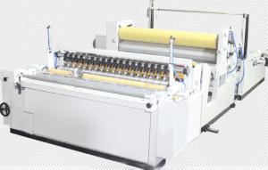 Quality JRT HRT Toilet Roll Rewinding Machine Semi Automatic Simen PLC wholesale