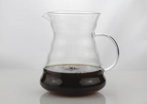 Quality Professional Pour Over Drip Coffee Maker Glass Coffee Pot Silk Printing Logo wholesale