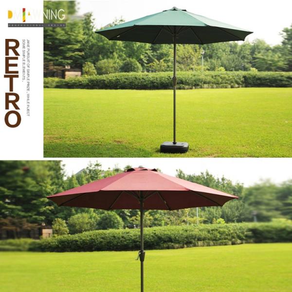 Red Pop Up Outdoor Patio Umbrella 2.5m Beach Umbrella For Swimming Pool