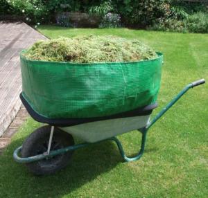 Quality Wheelbarrow Bag Made of Clear Green Polyethylene Tarpaulin Sheeting wholesale
